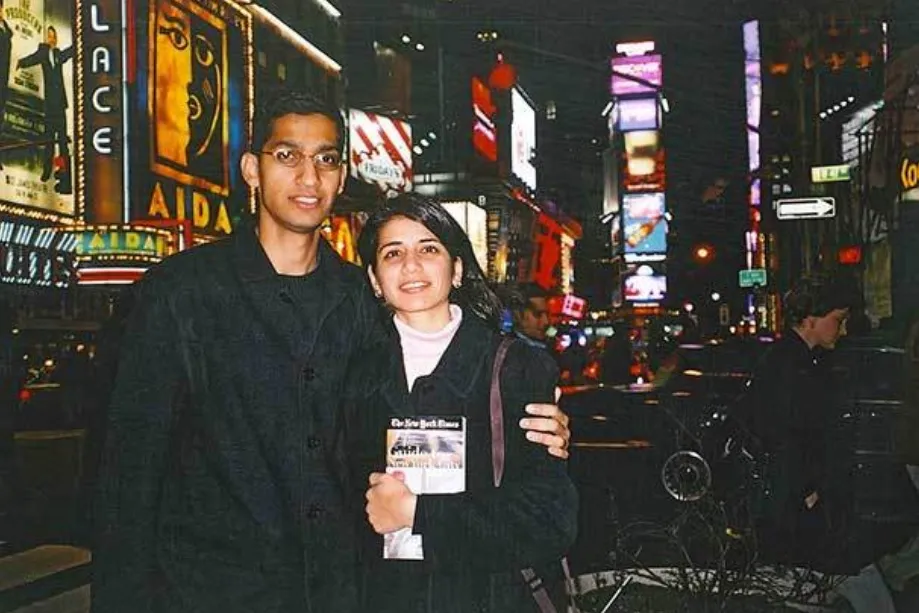 sundar with wife